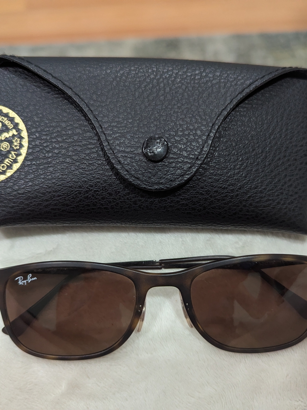Ray-Ban Brown Frame Sunglasses with Black Case